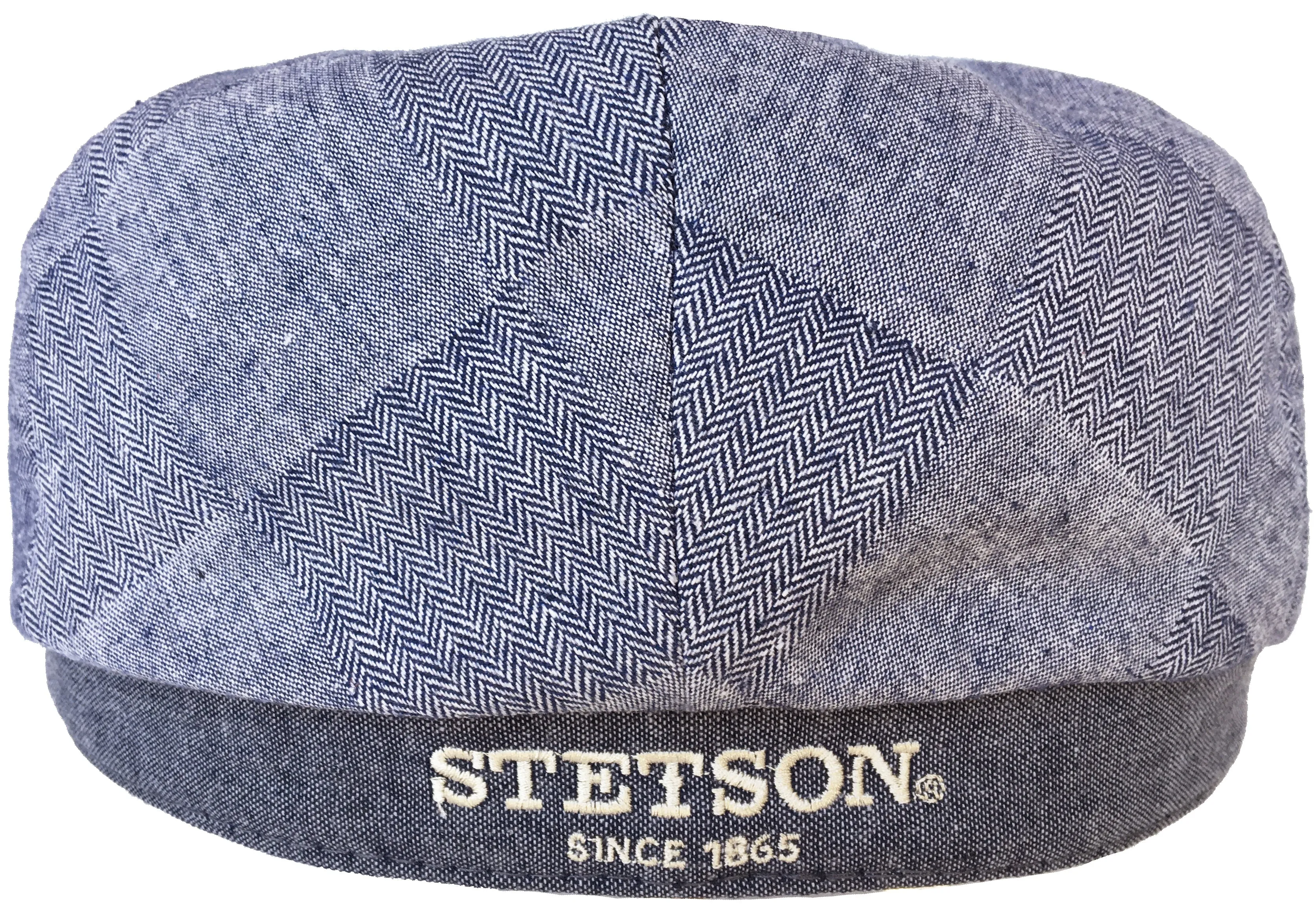 Stetson Chambray & Herringbone Cotton Ivy Cap