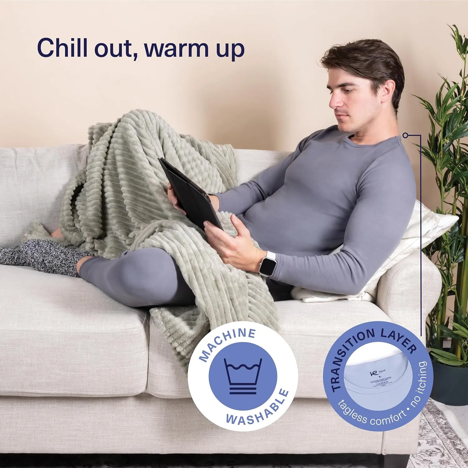 Thermal Underwear for Men Long Johns for Men Thermal Top Bottom Fleece Lined Base Layer Pajamas Cold Weather