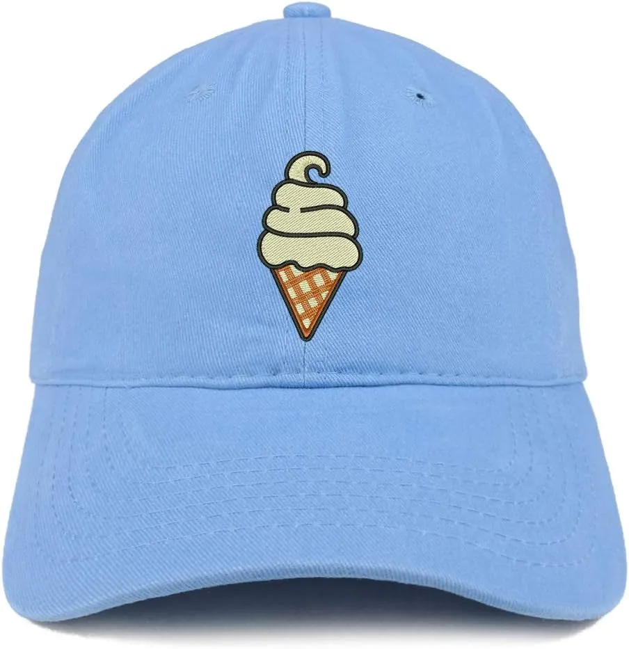 Trendy Apparel Shop Soft Serve Ice Cream Soft Crown 100% Brushed Cotton Cap