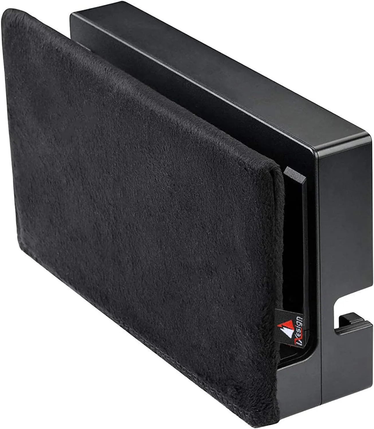 TXEsign Reversible Soft Lining Nintendo Switch Dust Cover Compatible with Nintendo Switch charging dock (Black)
