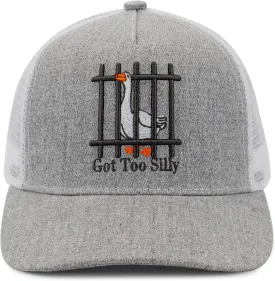 Unisex Trucker Adjustable Mesh Baseball Cap Dad Hat for Men Women Breathable Mesh Side with Stainless Steel Cap Buckle