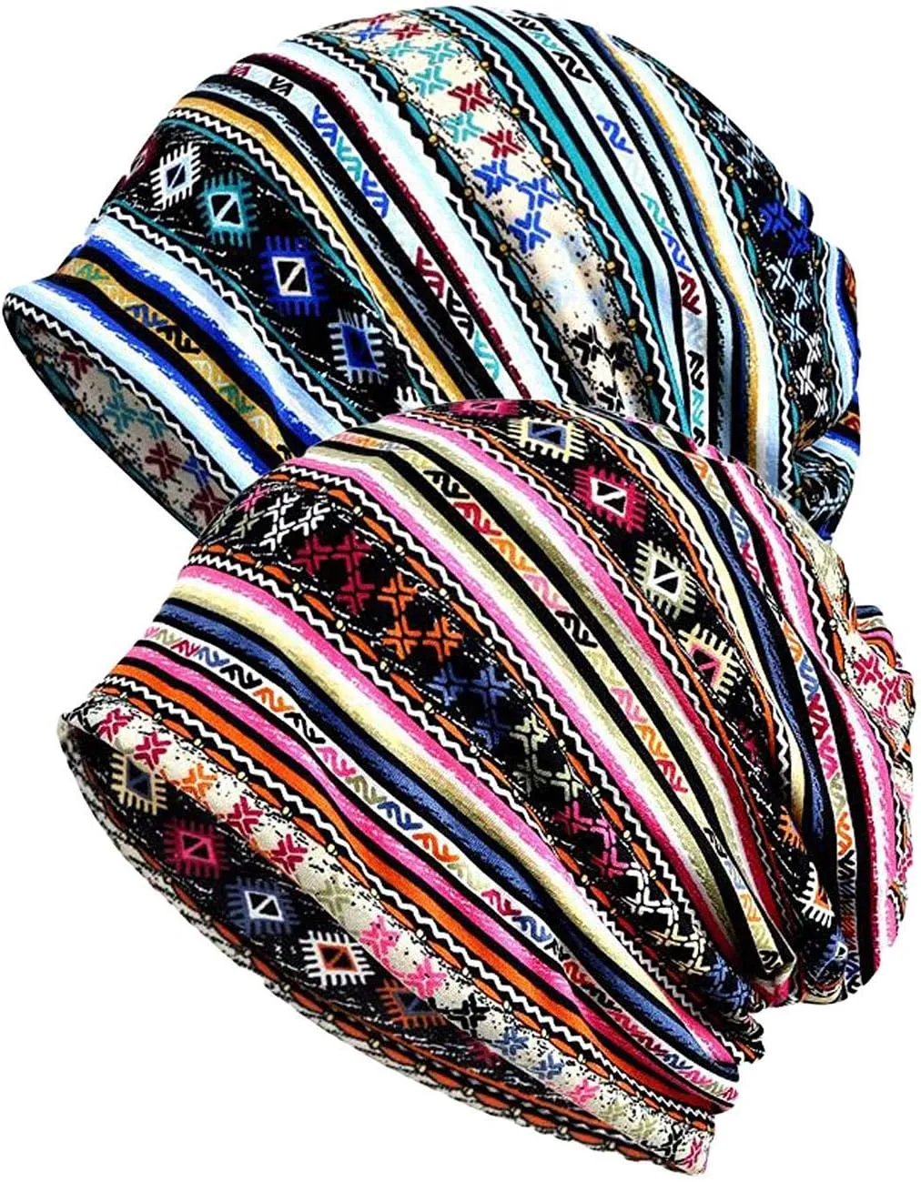 XYIYI Womens Chemo Headwear Hats Cotton Slouchy Beanie Cap Scarf